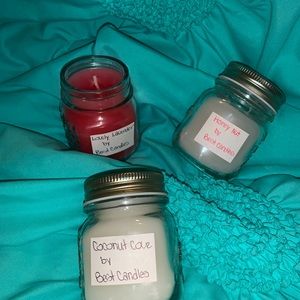 Homemade candles